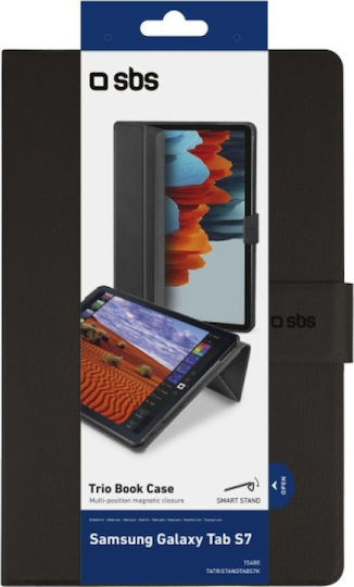 SBS Flip Cover Μαύρη (Galaxy Tab S7)
