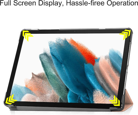 Techsuit Foldpro Flip Cover Ροζ Χρυσή (Samsung Galaxy Tab A9)