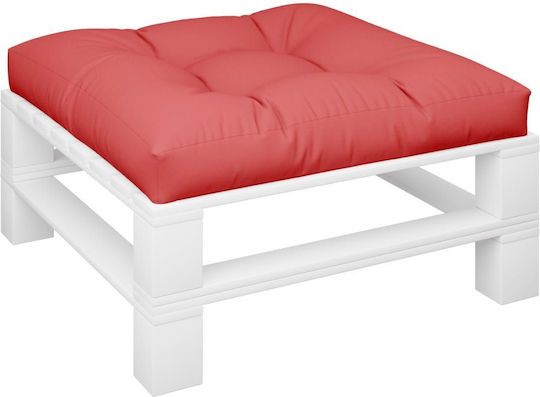 vidaXL Wasserdichtes Sofa-Kissen Palette Rote 80x80cm