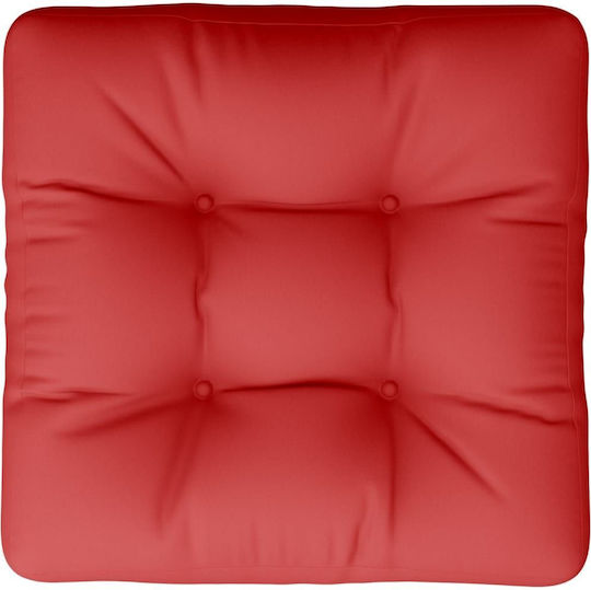 vidaXL Pernă De Canapea Pentru Scaune De Grădină Roșie 50x50cm Waterproof