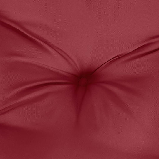 vidaXL Waterproof Sofa Cushion Pallet Burgundy 70x70cm