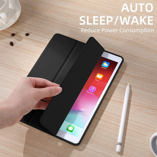 Techsuit Klappdeckel Schware (iPad 10,2 (2019 / 2020 / 2021))