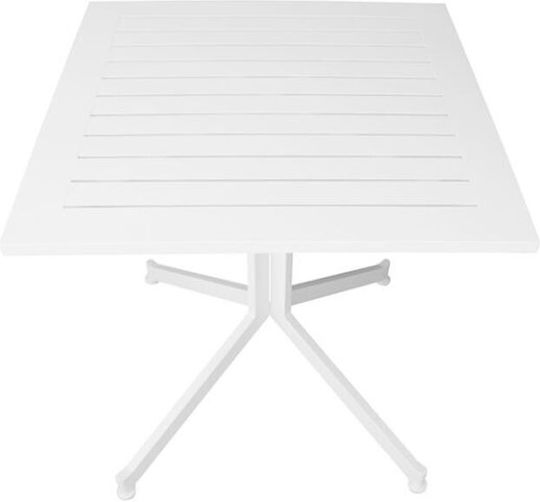Garten- und Outdoor-Möbelsets für kleinen Raum Ellen / Madison 3 Stück Weiß