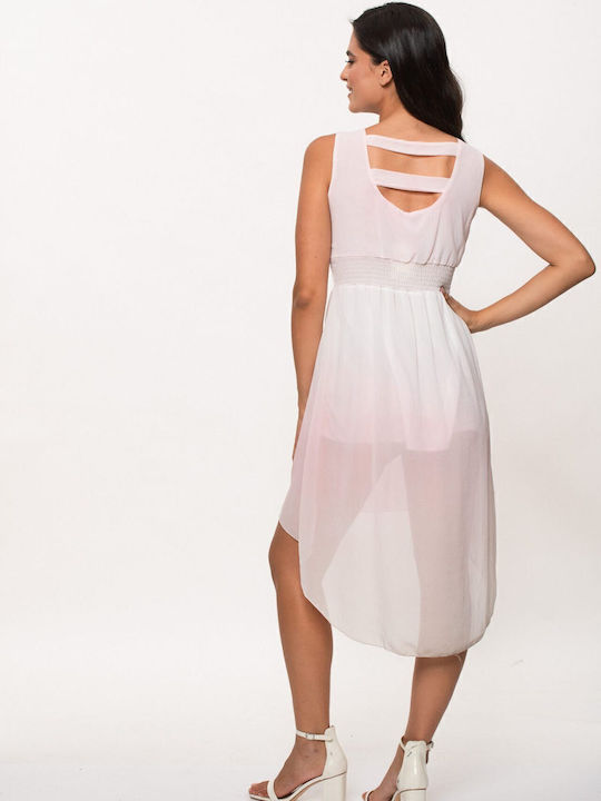 Sommer Mini Damenkleid für Hochzeit - Taufe Rosa