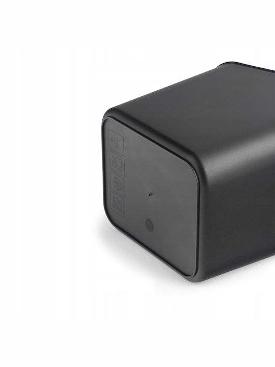 Kadax Suport De Scurgere Pentru Tacâmuri Din Plastic Negru 14x11x16cm