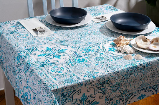 PaperQ Ceramica Tablecloth Blue 100x100cm 200pcs