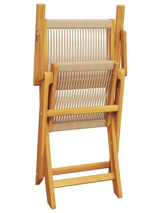 Garten- und Outdoor-Möbelsets 3 Stück Beige mit Sonnenschirmhalter