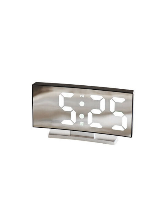 Tabletop Digital Clock with Alarm Black 006698_b