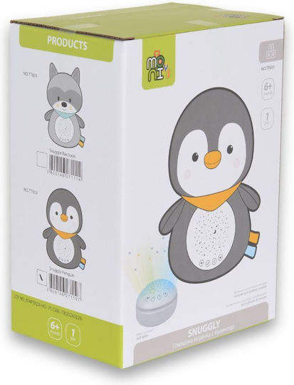 Moni Snuggly Penguin Baby Sleep Comforter Fabric With Lights and Sounds for 6+ Months
