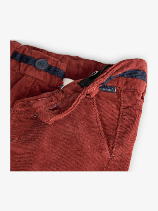 Kids Trousers Chino Corduroy Burgundy
