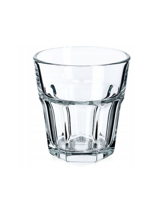 Kadax Set Gläser Kaffee/Freddo / Wasser aus Glas 230ml 4Stück