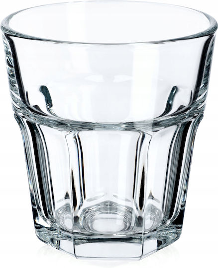Kadax Σετ Ποτήρια Καφέ/Freddo / Νερού από Γυαλί 230ml 4τμχ