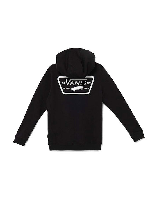 Vans Kids Sweatshirt with Hood and Pocket Black