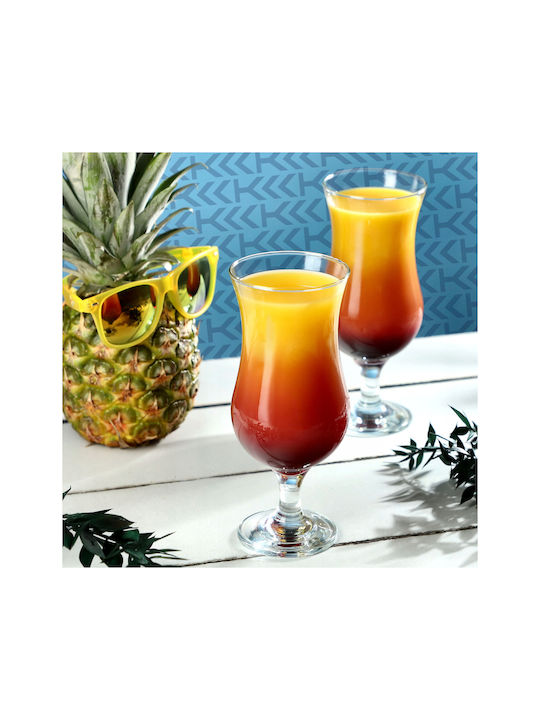 Kadax Set de Pahare pentru bere / Cocteiluri din Sticlă Fără Colțuri 460ml 6buc