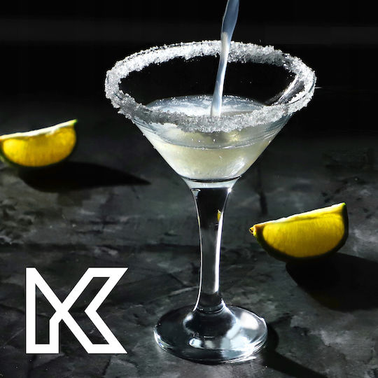 Kadax Set Pahare Martini / Cocktail Cu Picior Din Sticlă 175ml 6 Bucăți