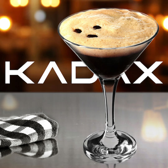Kadax Set Pahare Martini / Cocktail Cu Picior Din Sticlă 175ml 6 Bucăți