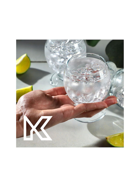 Kadax Set Gläser aus Glas 280ml 6Stück