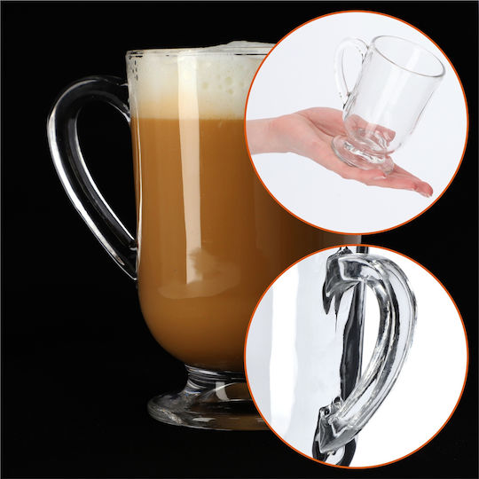 Kadax Wärmewechsel Becher Keramik Transparent 300ml 12Stück
