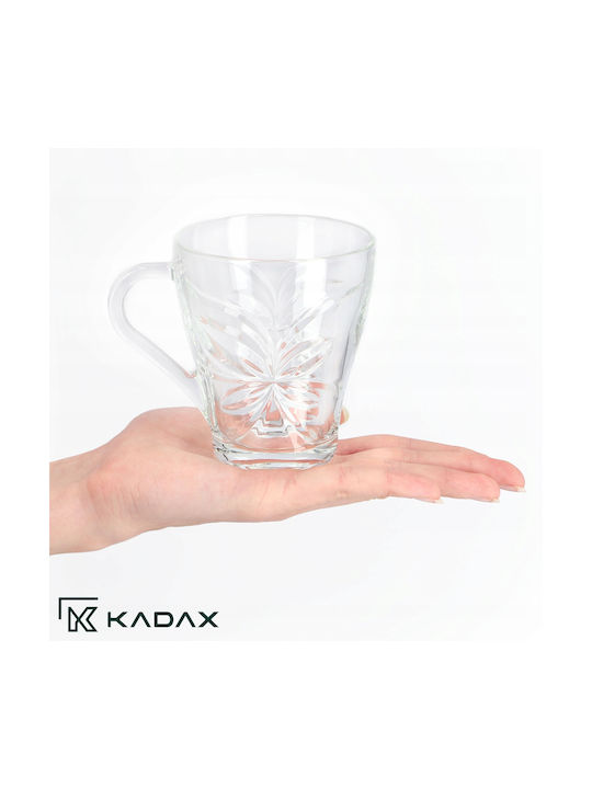 Kadax Wärmewechsel Tasse Glas Transparent 250ml 1Stück