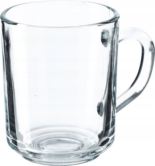 Kadax Κούπα Γυάλινη Διάφανη 240ml 5903699483015