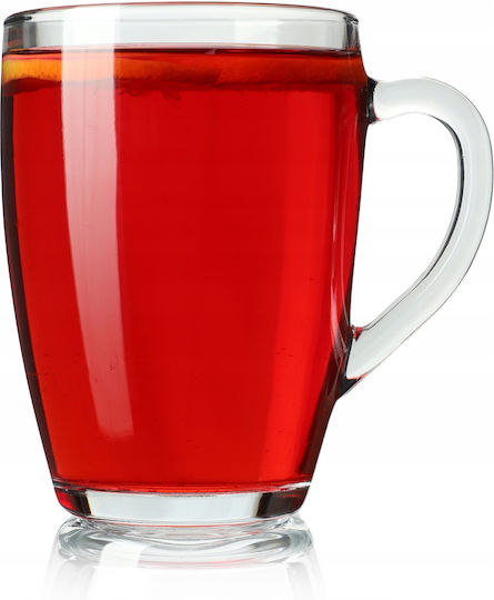 Kadax Cană Sticlă Transparentă 350ml