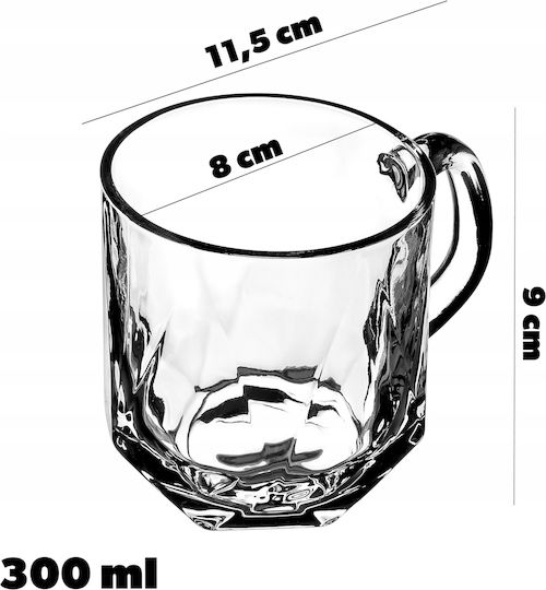 Kadax Becher Glas Transparent 300ml