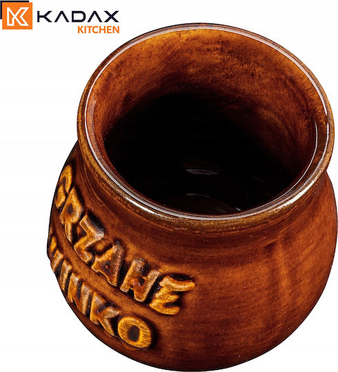 Kadax Чаша с термо ефект, керамична, кафява, 250 мл, , 5903699480557