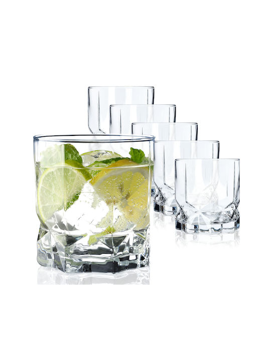 Kadax Set Gläser Wasser / Cocktail/Trinken aus Glas 325ml 12Stück