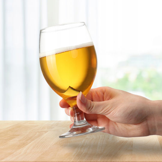 Kadax Glas Bier, μπίρας / Wasser aus Glas Kelch 400ml