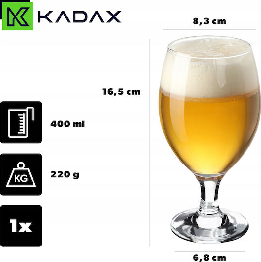 Kadax Kadax Bier Wasser Cocktail Kelch Glas 400ml