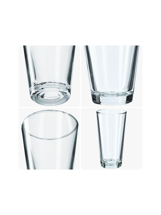 Kadax Set de pahare pentru apa din Sticlă 340ml 8buc