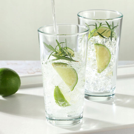 Kadax Set de pahare pentru apa din Sticlă 340ml 8buc