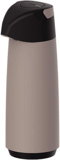 Tramontina Bottle Thermos Glass / Plastic 1.8lt Beige