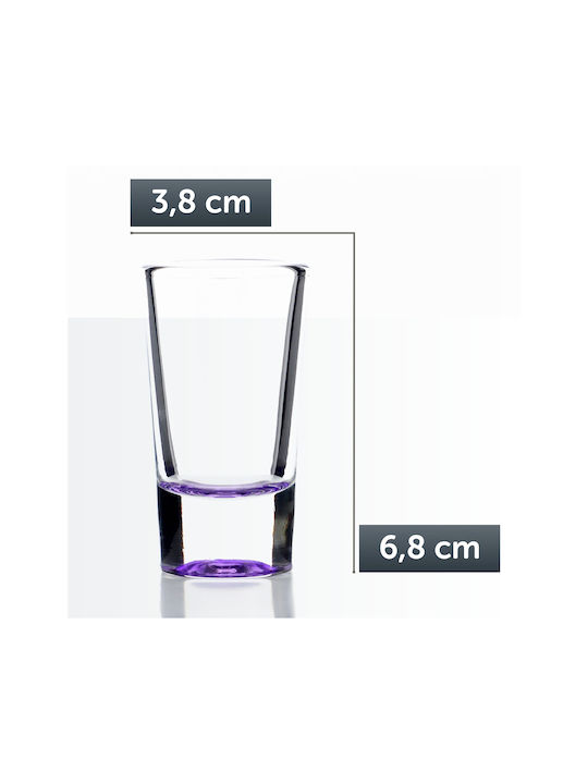 Kadax Σφηνοπότηρα από Γυαλί 28ml 12τμχ