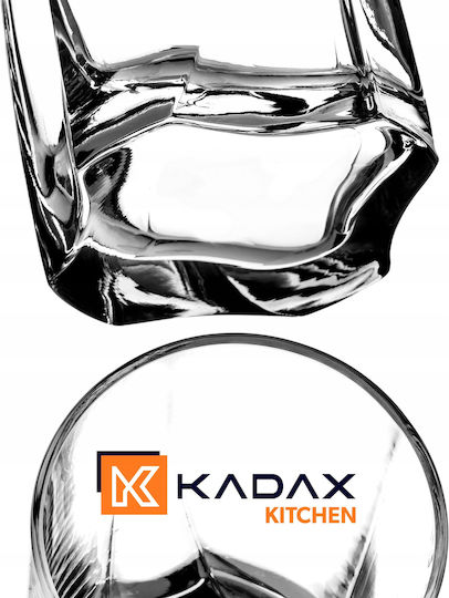 Kadax Set Gläser Wasser / Cocktail/Trinken aus Glas 380ml 12Stück