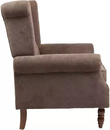 Piore Sessel Dark Walnut Brown 77x80x106cm