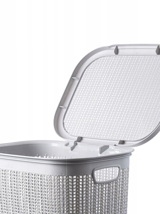 Kadax Laundry Basket Plastic Gray