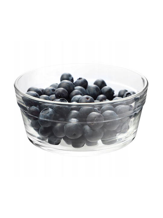 Kadax Glass Salad Bowl Transparent 14x14cm