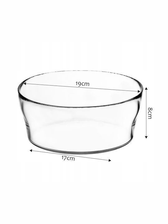 Kadax Glass Salad Bowl Transparent