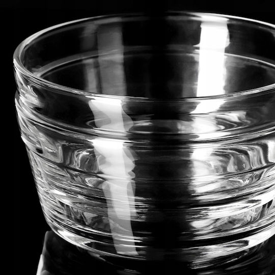 Kadax Salatschüssel Glas Transparent 14x14cm 2Stück