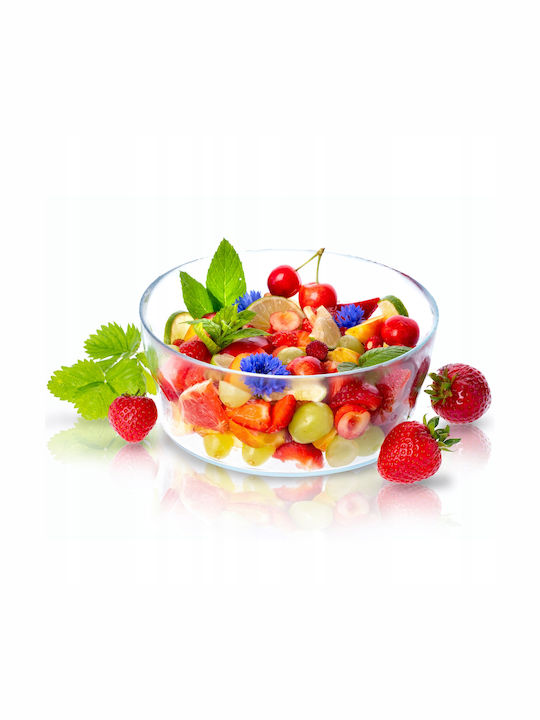 Kadax Glass Salad Bowl Transparent