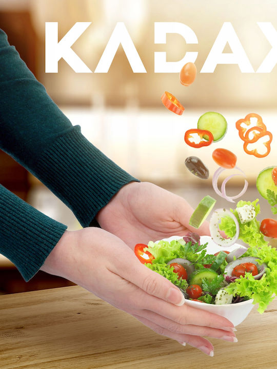 Kadax Salatschüssel Glas Weiß 1Stück