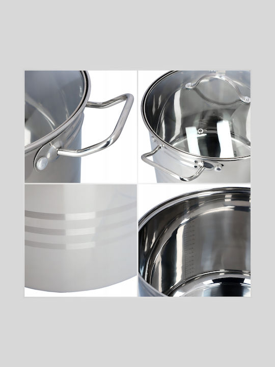 Kadax Ανοξείδωτη Κατσαρόλα Μαρμίτα 21lt / 34cm