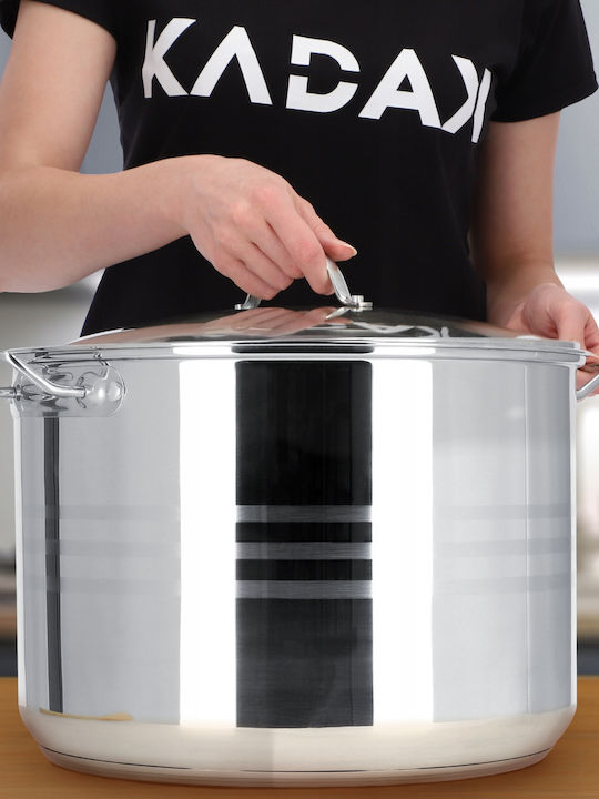 Kadax Ανοξείδωτη Κατσαρόλα Μαρμίτα 21lt / 34cm