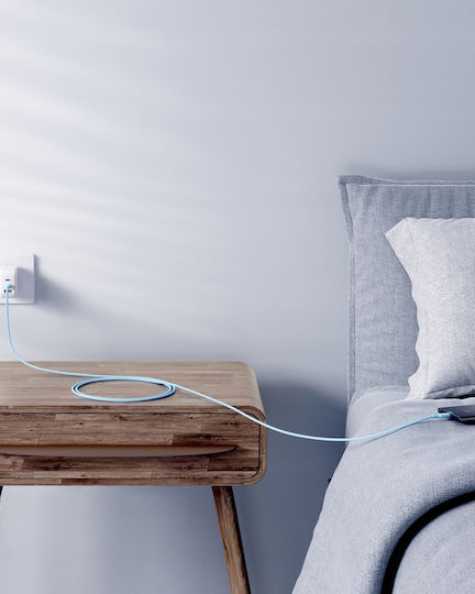 Innostyle USB 2.0 Кабел USB-C Мъжки - USB-C 60W Захранване PD Жълт 2м ICC150YE