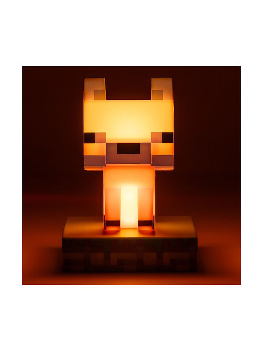 Paladone Kids Decorative Lamp Fox Icon Light Orange