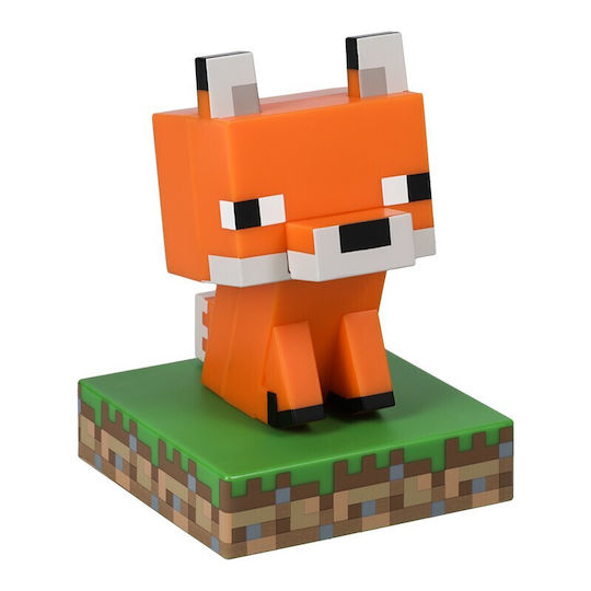 Paladone Kids Decorative Lamp Fox Icon Light Orange