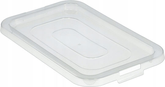 Kadax Plastic Cutie de Depozitare cu Capac Transparent 4.5lt 1buc