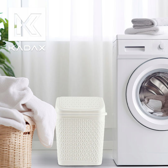 Kadax Пластмаса Банята кошче 6.2лт Бял