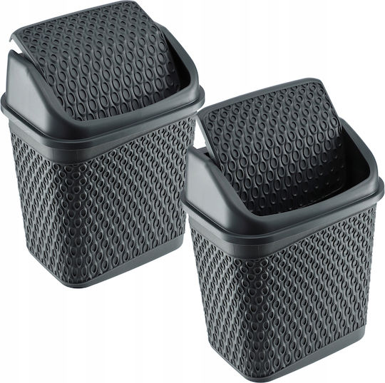Kadax Plastic Perie de toaletă 6.2lt Gri